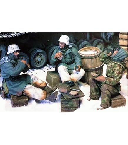 Amazon.co.jp: 135 第二次世界大戦 ドイツ軍 タイガー戦車 ジオラマ